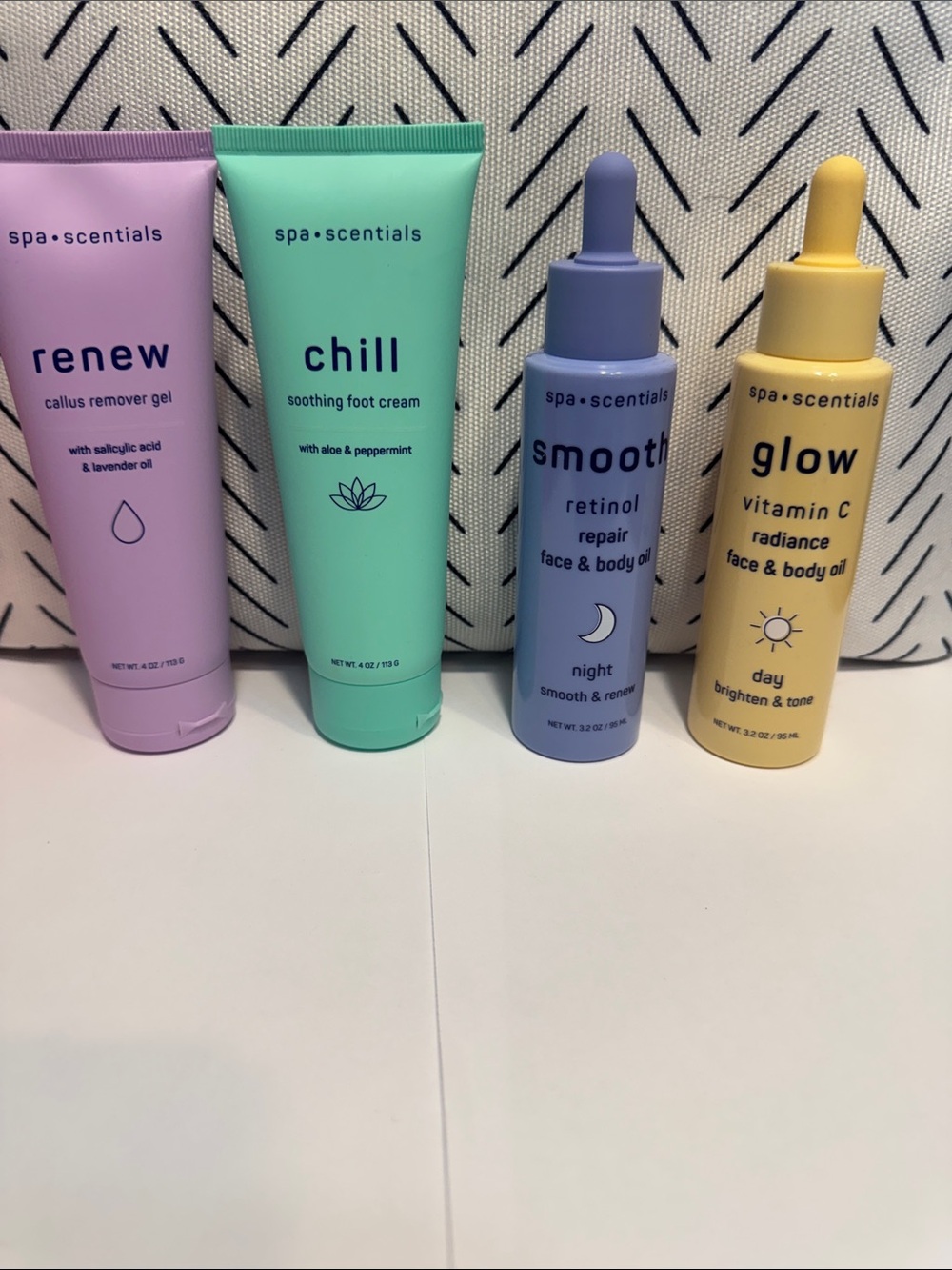 Spa Scentials Care Set- Body Oils and Foot Care